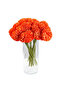Artificial Flower Ball Chrysanthemum 7-Piece Mini Snowball Bundle 30 cm Orange - 3