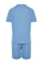 Mavi Regular Fit Waffle Şortlu Pijama Takımı TMNSS23PT00032 - 7