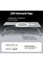 حافظة Galaxy S25 Edge Ultra Hybrid مع MagFit باللون الأبيض الشفاف - ACS09418 - 6