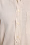Men's Regular Fit Classic Cut Viscose Cotton Sport Collar Long Sleeve Ecru Shirt - 4