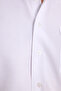Men's Regular Fit Classic Cut Cotton Short Sleeve Dobby Pocket White Shirt - 5