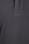 Men's slim fit 100% cotton short sleeve polo collar anthracite t-shirt - 6