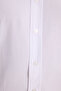 Modern Slim Fit Long Sleeve Cotton Easy-Iron Dobby Men's White Shirt - 6