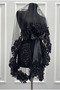 Black Vip Luxury Bridal Veil Set, Appliqued Henna Night Veil Cover 6 Piece Set