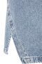 Mavi Çift Yırtmaçlı A line Comofrt/Orta Esnek BüyüK Beden Denim Etek TBBSS23AZ00056 - 9