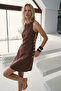 Brown Accessory Detailed Short / Mini Woven Dress Twoss26El00644 - 2