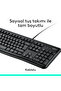 MK120 USB Kablolu Tam Boyutlu Türkçe Q Klavye Mouse Seti, Siyah 920-002560 - 5