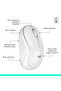 MK295 Sessiz Kablosuz Türkçe Q Klavye Mouse Seti, Beyaz 920-010089 - 9