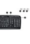 MK330 Kablosuz Türkçe Q Klavye Mouse Seti, Siyah 920-003988 - 9