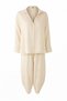 White Shirt and Elastic Waist Trousers Linen Look Woven Bottom - Top Set Twoss25Au00120 - 8