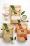 3-piece natural clay set - white, green, red 500 gr x3 / premium package for hair, skin, face mask - 3