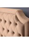 ANDROMEDA HEADBOARD VELVET GOLD L-100 : H-125 CM - 3