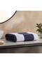 Chicago Textured Stripe 650 Gsm Bath Sheet 90x150 Cm-ocean