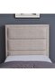 TROJAN HEADBOARD CHANEL BEIGE L-100 : H-125 CM - 3