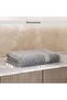 Luxury Egyptian 600 Gsm Cotton Bath Sheet 90x150cm- Grey Dovet - 6