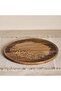 Savanna Mango Wood Etched Serving Platter Dia36x1.5cm -brown - 5