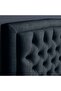 BIANCA HEADBOARD CHANEL DARK GREY L-120 : H-125 CM - 4