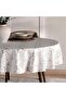 Colorida Printed Table Cover Dia140cm - Grey