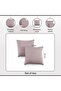 Allan 2-piece Filled Cushion Set 43x43cm - Stone - 6