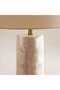 Shelley E27 Natural Capiz Table Lamp Dia 30x54cm - White - 4
