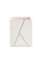 Laila Marble Waste Bin20.30x20.30x25.4cm - White - 3