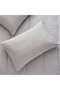 Satin Stripe 3-piece King Comforter Set 240x260cm - Silver - 3