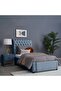 AURORA HEADBOARD CHANEL TEAL L-120 : H-125 CM - 6