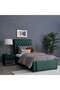AURORA HEADBOARD CHANEL OLIVE GREEN L-100 : H-125 CM - 6