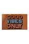 Good Vibes Coir Door Mat 45x75cm - Natural - 6