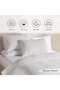 Rebecca Pintuck Stripe 3-piece King Duvet Cover Set 230x220cm - White - 4