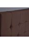 VISTA HEADBOARD VELVET BROWN L-120 : H-125 CM - 3