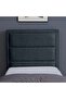 Trojan Headboard Chanel Dark Grey L-120 : H-125 Cm - 2