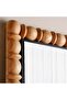 Athens Wooden Beaded Floor Mirror 166.4x5x210cm- Brown - 2