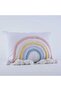 Rainbow Filled Cushion With Tassels 30x45cm-pink - 2