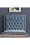 BIANCA HEADBOARD CHANEL TEAL L-90 : H-125 CM - 2
