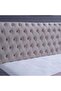 URANUS HEADBOARD CHANEL OLIVE GREEN L-120 : H-125 CM - 5