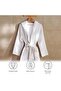 Caspian Max Hooded Waffle Bathrobe S/m-white - 8