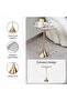 Alica Accent Table Enamel - Beige Gold - 4
