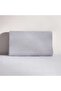 Cozy Striped Memory Foam Pillow 50x30x10+6cm - White
