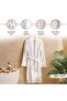 Audrey Microcotton Bathrobe S/M - White - 4