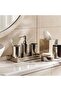 Meteor Metal Toothbrush Holder Dia7.5x11.5cm - Silver - 3