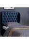 PLUTO HEADBOARD CHANEL NAVY BLUE L-120 : H-125 CM