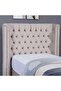 NEPTUNE HEADBOARD VELVET BEIGE L-100 : H-125 CM - 2