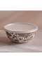 Florian Wren Food Container With Lid 1.7L -White & Brown - 4