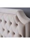 ANDROMEDA HEADBOARD VELVET BEIGE L-90 : H-125 CM - 5