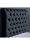 AURORA HEADBOARD CHANEL DARK GREY L-120 : H-125 CM - 3