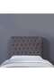 Aurora Headboard Velvet Grey L-120 : H-125 Cm - 2