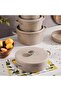 Oms / Ozo Wave 9-Piece Cookware Set -Beige - 3