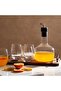 Amparo 5-Piece Drink Set With Wooden Tray -Clear