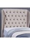 PLUTO HEADBOARD VELVET BEIGE L-120 : H-125 CM - 3